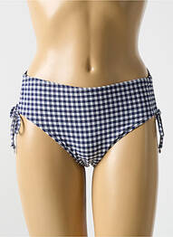 Bas de maillot de bain fermeture liens à nouer culotte bleu CYELL femme