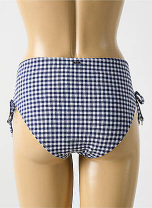 Bas de maillot de bain fermeture liens à nouer culotte bleu CYELL femme