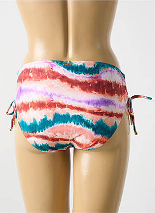 Maillot de bain maternité effet matière satinée orange CYELL femme