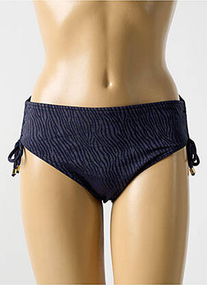 Bas de maillot de bain fermeture liens à nouer culotte gris CYELL femme
