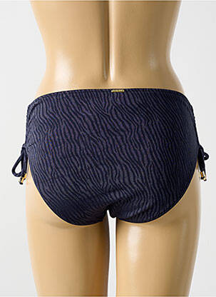 Bas de maillot de bain fermeture liens à nouer culotte gris CYELL femme