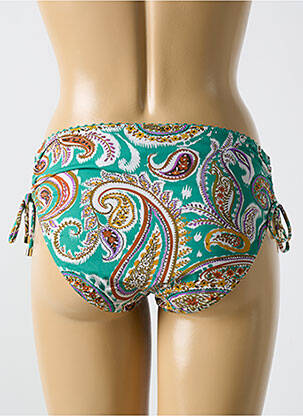 Bas de maillot de bain fermeture liens à nouer culotte vert CYELL femme