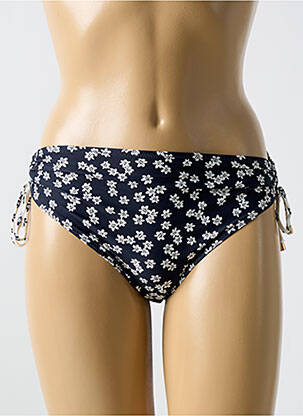 Bas de maillot de bain imprimé fleurs culotte noir CYELL femme
