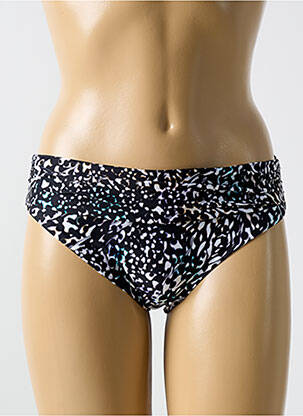Bas de maillot de bain effet matière satinée culotte noir CYELL femme