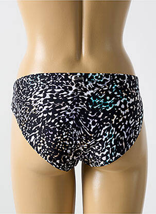 Bas de maillot de bain effet matière satinée culotte noir CYELL femme