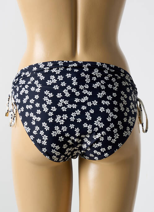 Bas de maillot de bain imprimé fleurs culotte noir CYELL femme