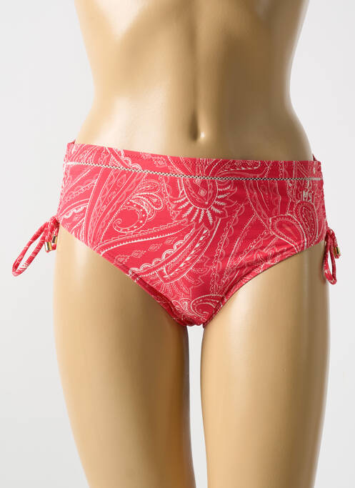 Bas de maillot de bain rouge CYELL pour femme