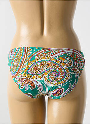 Bas de maillot de bain stretch culotte vert CYELL femme