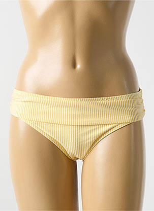 Bas de maillot de bain stretch culotte jaune CYELL femme