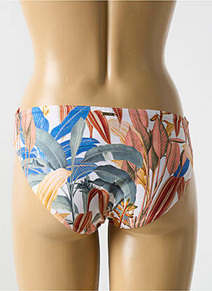 Bas de maillot de bain imprimé tie and dye culotte bleu CYELL femme