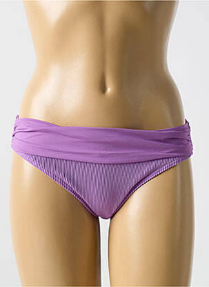 Bas de maillot de bain stretch culotte violet CYELL femme