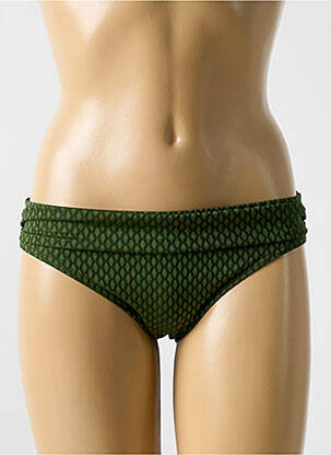 Bas de maillot de bain stretch culotte vert CYELL femme