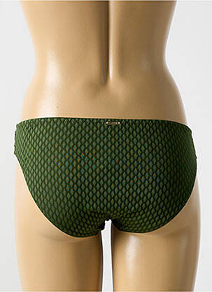 Bas de maillot de bain stretch culotte vert CYELL femme