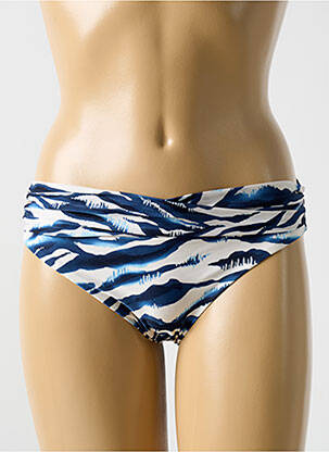 Bas de maillot de bain stretch culotte bleu CYELL femme