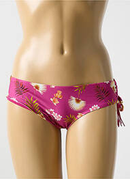 Bas de maillot de bain imprimé tie and dye culotte rose CYELL femme