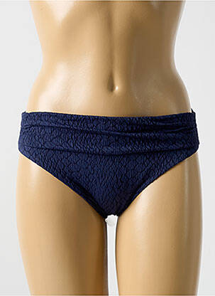 Bas de maillot de bain imprimé fantaisie culotte bleu CYELL femme