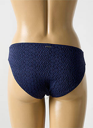 Bas de maillot de bain imprimé fantaisie culotte bleu CYELL femme