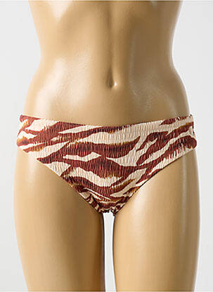Bas de maillot de bain stretch culotte marron CYELL femme