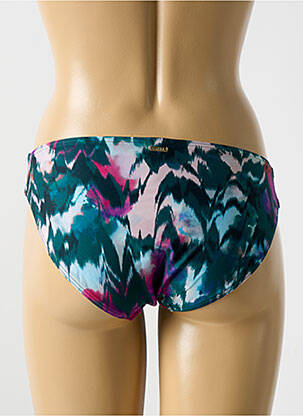 Bas de maillot de bain imprimé fantaisie culotte vert CYELL femme