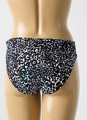 Bas de maillot de bain effet matière satinée culotte noir CYELL femme