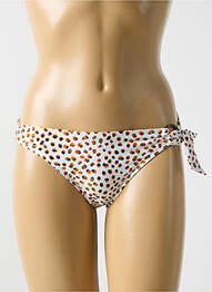 Bas de maillot de bain fermeture liens à nouer culotte beige CYELL femme