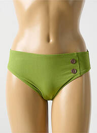 Bas de maillot de bain stretch culotte vert CYELL femme
