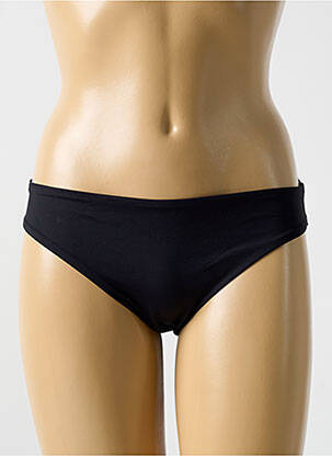 Bas de maillot de bain effet matière satinée culotte noir CYELL femme