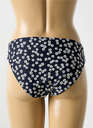 Bas de maillot de bain imprimé fleurs culotte noir CYELL femme