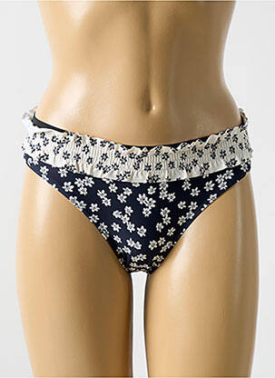 Bas de maillot de bain imprimé fleurs culotte noir 0000000000000 femme