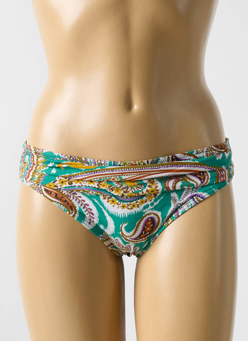 Bas de maillot de bain stretch culotte vert CYELL femme