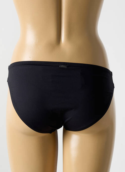 Bas de maillot de bain effet matière satinée culotte noir CYELL femme
