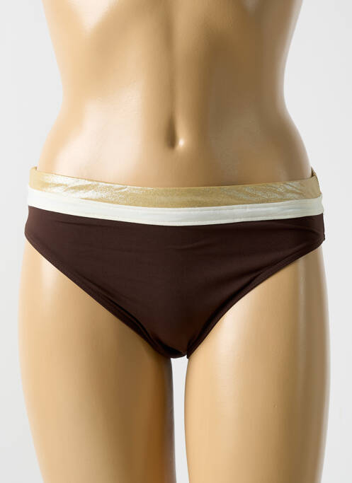Bas de maillot de bain marron CYELL pour femme