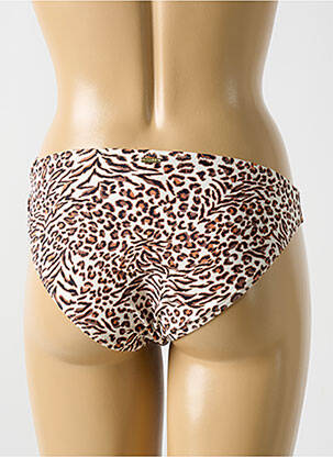Bas de maillot de bain fermeture liens à nouer culotte beige CYELL femme