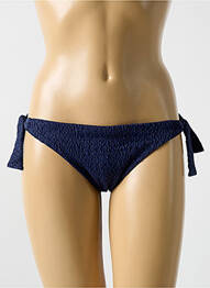 Bas de maillot de bain fermeture liens à nouer bikini bleu CYELL femme