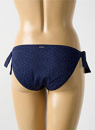 Bas de maillot de bain fermeture liens à nouer bikini bleu CYELL femme