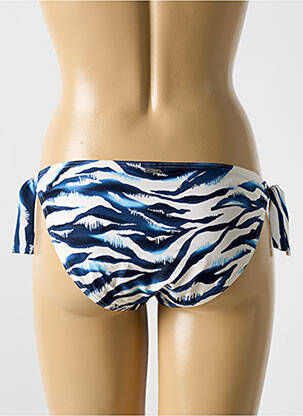Bas de maillot de bain imprimé fantaisie bikini bleu CYELL femme