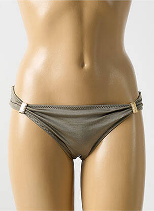 Bas de maillot de bain stretch culotte marron PHAX femme