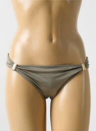 Bas de maillot de bain stretch culotte marron PHAX femme