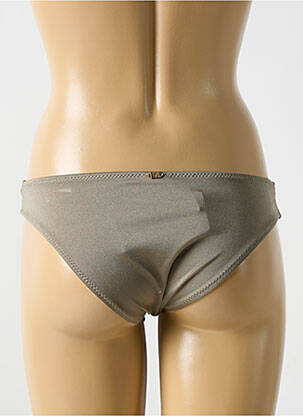 Bas de maillot de bain stretch culotte marron PHAX femme