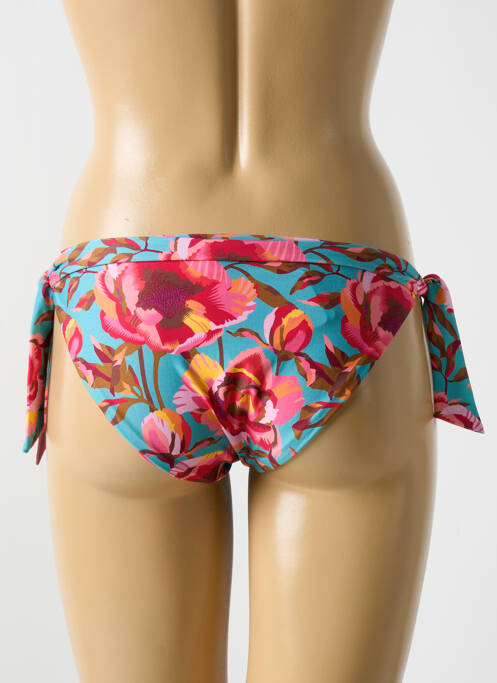 Bas de maillot de bain imprimé fleurs bikini rose CYELL femme