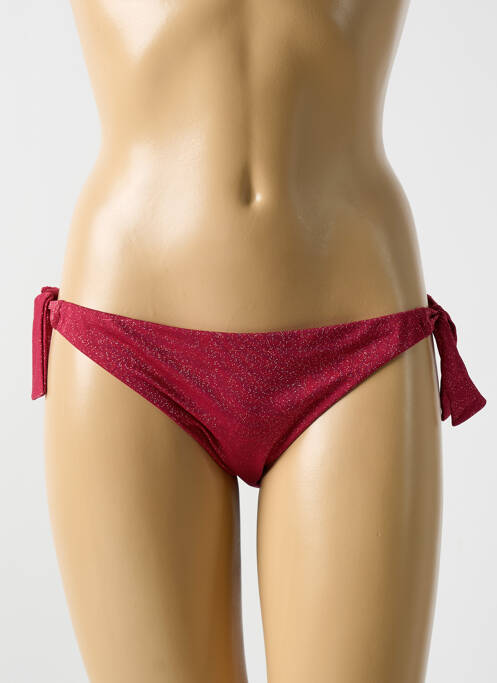 Bas de maillot de bain rouge CYELL pour femme