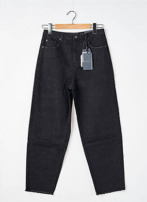 Jeans coupe large stretch taille normale noir JOACY femme