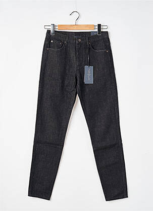 Jeans coupe slim tissage brut taille normale noir JOACY femme