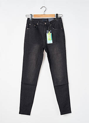Jeans coupe slim stretch taille normale noir JOACY femme