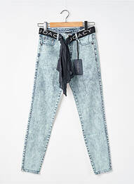 Jeans coupe slim stretch taille normale bleu JOACY femme