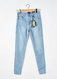 Jeans coupe slim stretch taille normale bleu JOACY femme