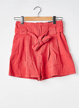Short taille normale taille normale rouge JOACY femme