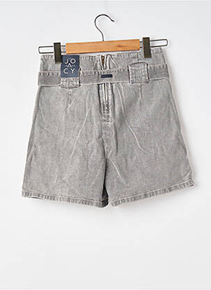 Short tissage denim taille normale gris JOACY femme