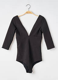 Body stretch manches 3/4 noir JOACY femme