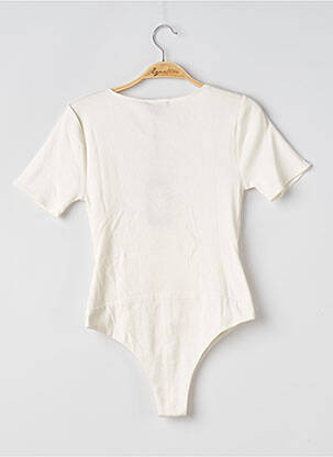 Body stretch manches courtes blanc JOACY femme